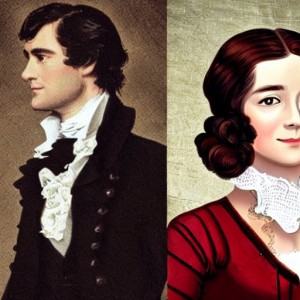 Mr Fitzwilliam Darcy and Elizabeth Bennet 
